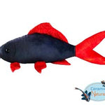 Rainbow shark plush